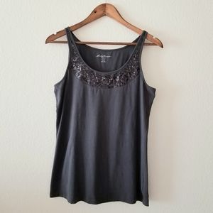 Eddie Bauer Sequin Tank Top